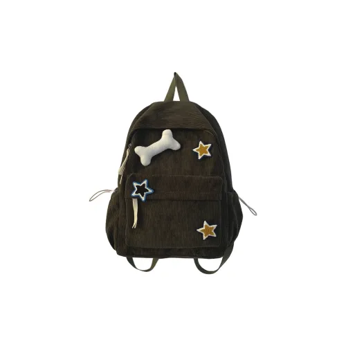 WXRX Вельвет Рюкзак Стандартный Женский Jasper Белый Черный Коричневый