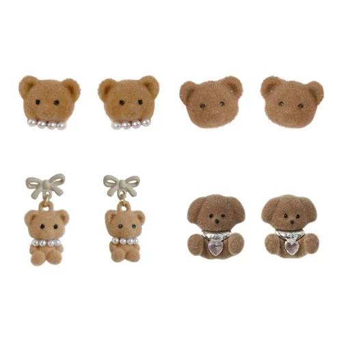 GIRATI Серьги-гвоздики из серебра 925 пробы женские