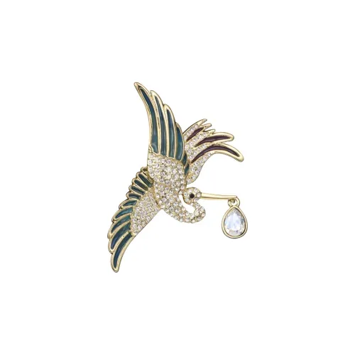 Lan Ying Искусственный кристалл Броши Унисекс