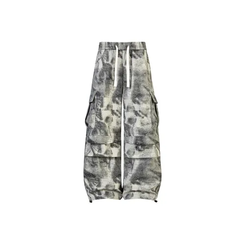 ALPINE PRO Light Gray Men's Casual Pants ALPINE PRO Светло-серые мужские повседневные штаны