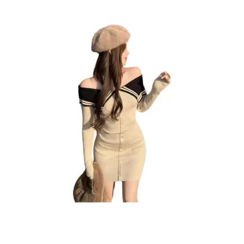 VINMUK Длинное платье с длинными рукавами женское