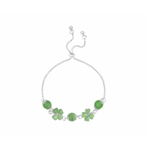 WANLIACC Цветное стекло Нефритовые браслеты Женские