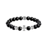 Хранитель Крест Браслет с бусинами (Мужской)