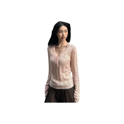 HKPXR Пыльно-розовый Женский Трикотаж