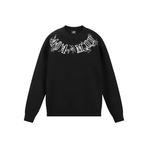 404MOB GANG Черный Унисекс Свитеры