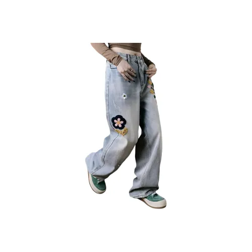 GOSNACE Синий Унисекс Джинсы