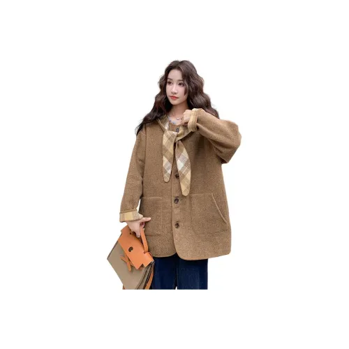 ZCDECO Khaki Женское пальто