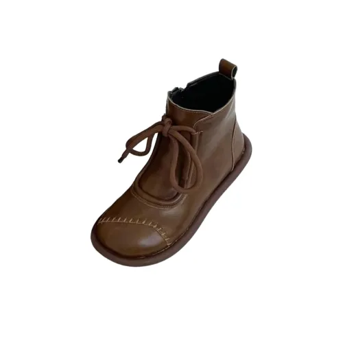 Неон Детские кожаные сапоги для подростков