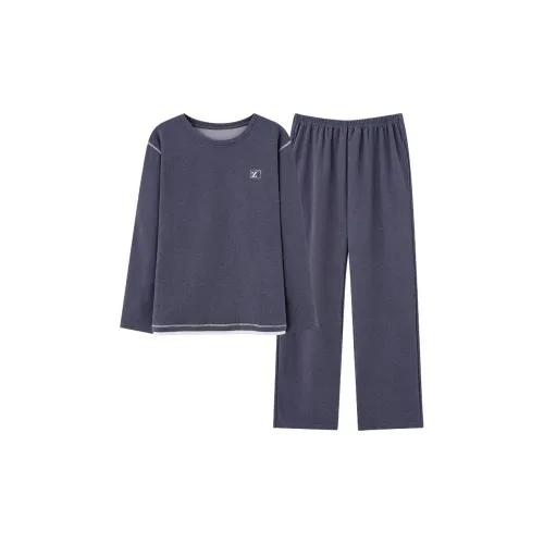 JINXU Синий Мужской Пижамный Комплект