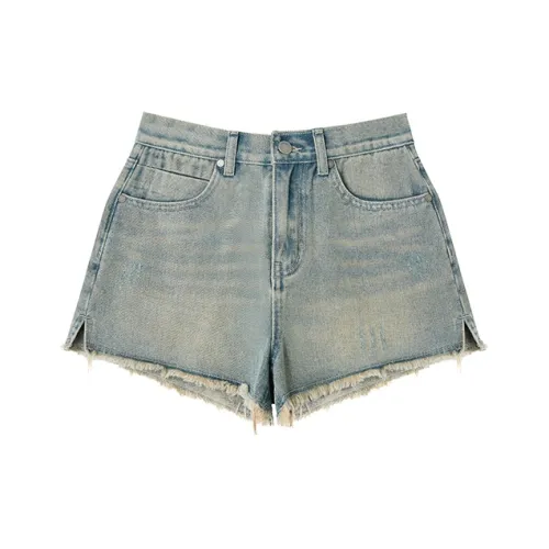 UENA Синий В наличии Женские Джинсовые шорты