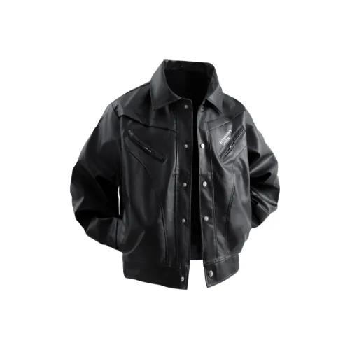 BANKONGSHAN Кожа Куртка Унисекс