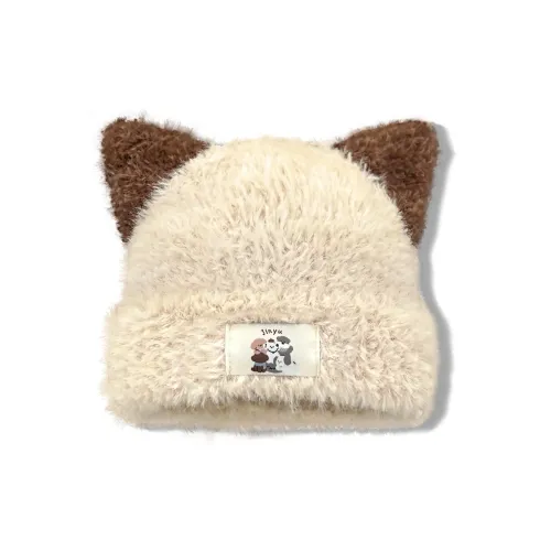 YOUWEI Полиэстер Fashion Versatile Наушники‑меховые капюшоны Шапка-бини Шапка-ушанка Унисекс