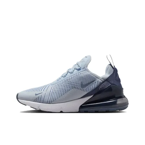 Nike Air Max 270 Дышащие Беговые Кроссовки для Женщин Синие