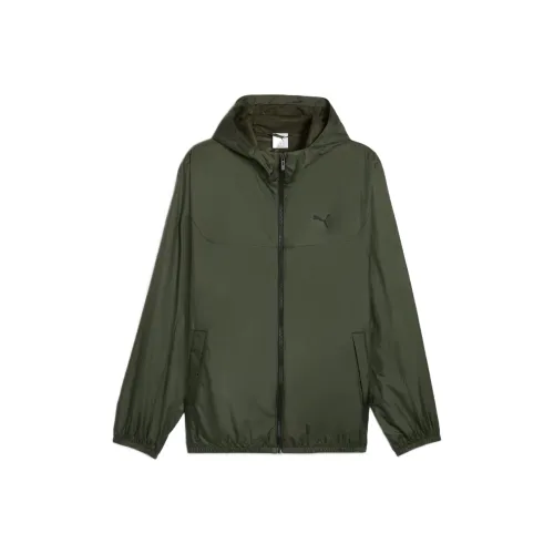 PUMA Essentials Темно-оливковая мужская куртка