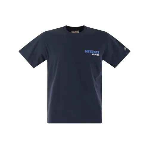 MC2 SAINT BARTHELEMY T Рубашка Мужская Морской Синий