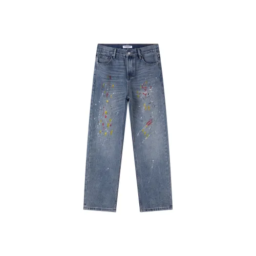 CHOCOOLATE XPB0463 Blue Unisex Jeans CHOCOOLATE XPB0463 Синий Унисекс Джинсы