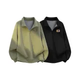 Серый горошек зеленый (Tb Рассвет гор Логотип на груди) + Черный (Tb Кошка и Собака День Логотип на груди)