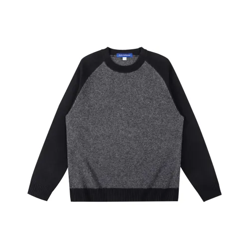 FAIRWHALE Men's Gray Photinia Sweaters FAIRWHALE Мужские Серые Свитера Фотиния