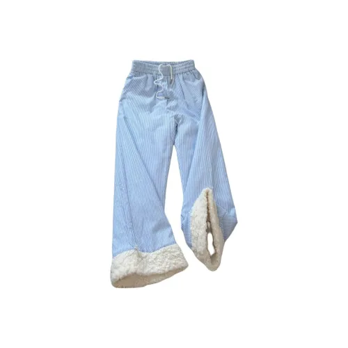 DANJUE Blue Unisex Casual Pants DANJUE Синий Унисекс Повседневные Штаны