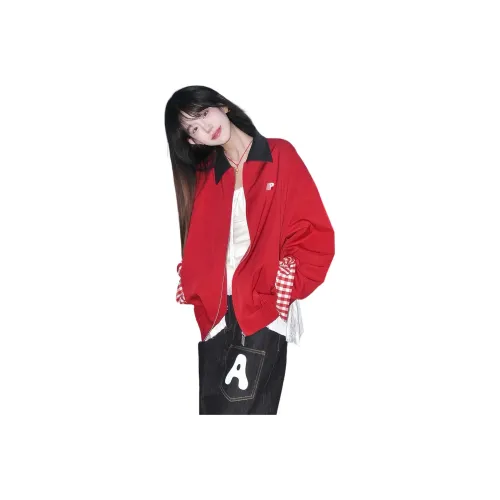 FLIM Red Women's Jackets FLIM Красный Женские Куртки