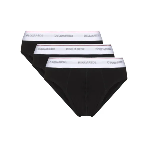 DSQUARED 2 Трусы Мужские упаковка из 3 штук черный