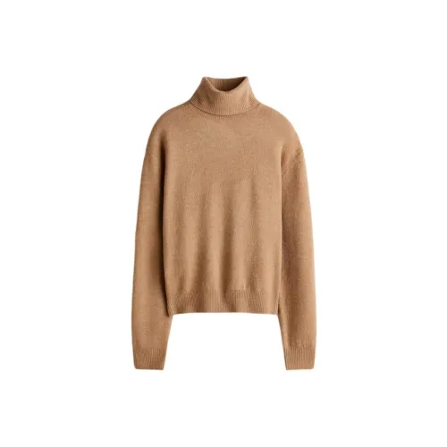 H M Темно-бежевые женские свитера