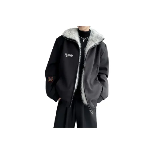 POVIT Черный [Гора Hawk Противоколдный Флис Подкладка] Унисекс Пуховики