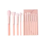 11 шт. Персиково-розовый комплект: кисть + кисть в чехле