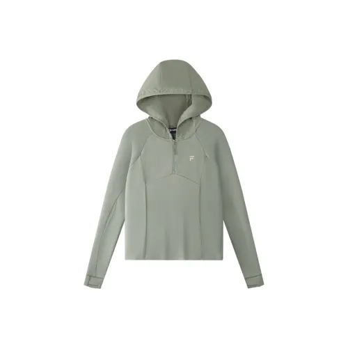 FILA FUSION Толстовка Женская Mang Серый Зеленый