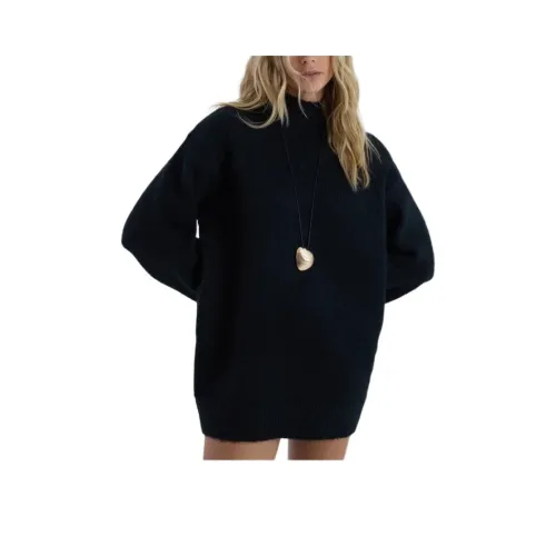 NASTY GAL Вязаная модель Свитер Мини Платье Длинный Sleeved Платье Женские