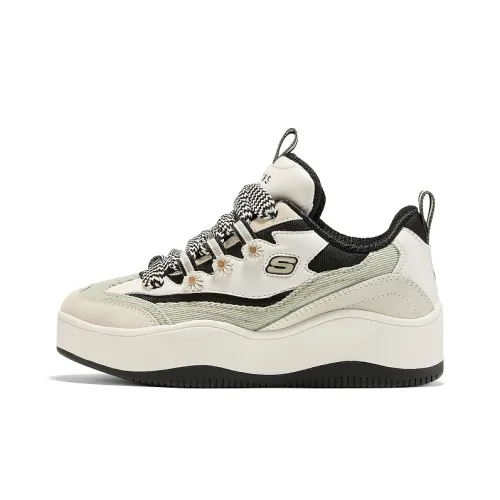 Skechers Уличный Slip-Resistant MID Топ Скейтборд Кроссовки Женские