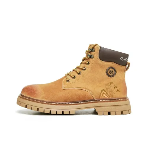 OAOQ Martin Boots Ginger Yellow Unisex OAOQ Мартинсы Имбирно-желтый Унисекс