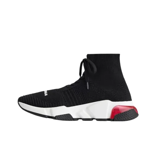 Balenciaga Speed High Топ Повседневная обувь Женская Черная