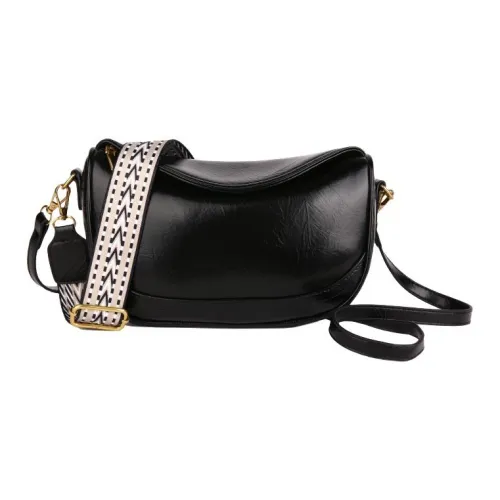 RUIPAI ПУ (полиуретан) Сумка через плечо Стандартная Женская Черная Кофейная Коричневая