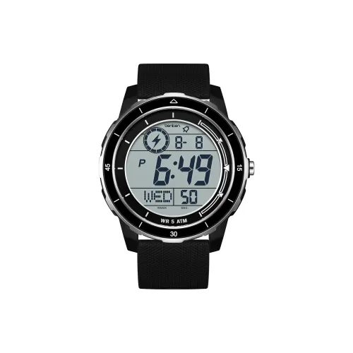 BENKEN Студенческие часы Электронный механизм Силиконовый ремешок Часы для мужчин Многоцветный циферблат часов