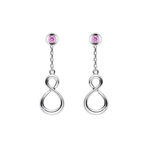 MIKIMOTO 18K Белое золото Серьги Женское серебро