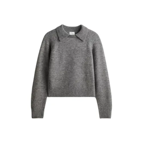 H M Серый Смешанный Цвет Женские Свитера