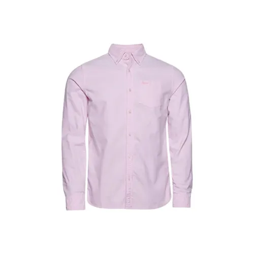 SUPERDRY Розовые Мужские Рубашки
