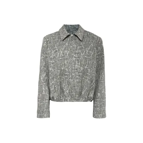 J CAESAR STUDIO Серый Белый Унисекс Куртки