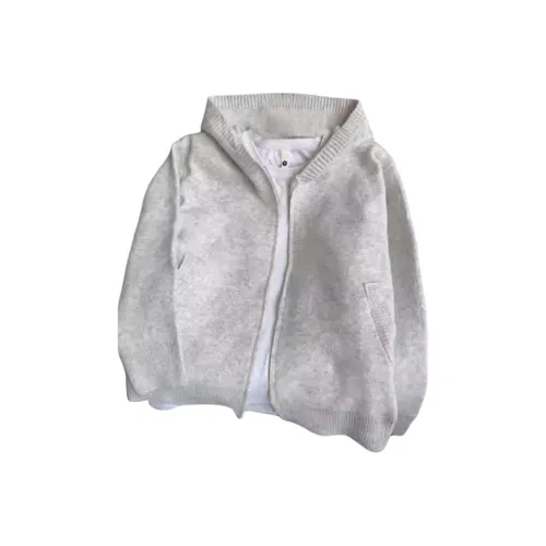 DANJUE Светло-серый унисекс куртки