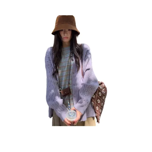 SIXUSICHOU Potato Фиолетовый Женская Трикотаж