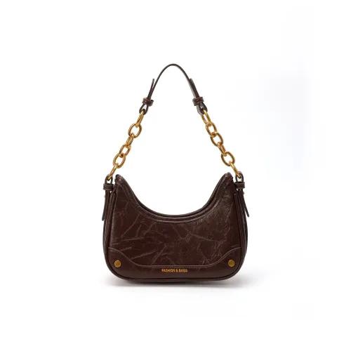 Single Warehouse ПУ (полиуретан) Цепочка Сумка на плечо Женская Черная Кофейная