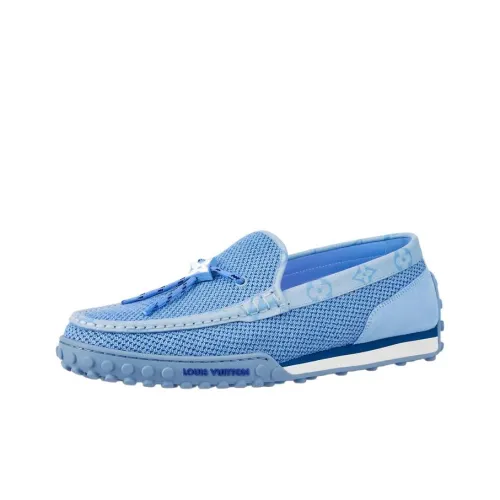 LOUIS VUITTON Лоферы с резиновым подошвой Мужской Синий