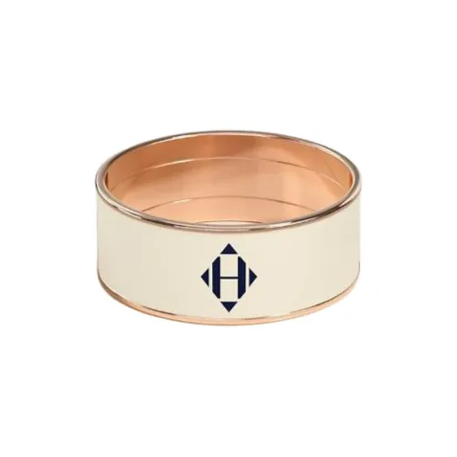 HERMES Эмаль Кольца Женские Кремовый Белый