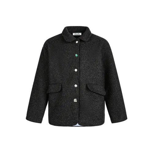 DOH STORE Вельвет Feel Пальто Унисекс