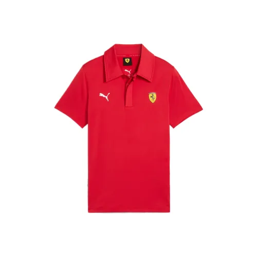PUMA x Scuderia Ferrari Поло Sportswear POLO Юность Детский