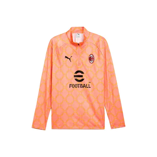 PUMA AC Milan Pre Match Quarter Zip Мужская одежда Футбол Джерси Мужской