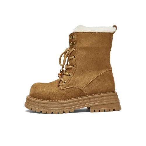 AGSDON Короткий ботинок Martin каблук 5,5 см женский