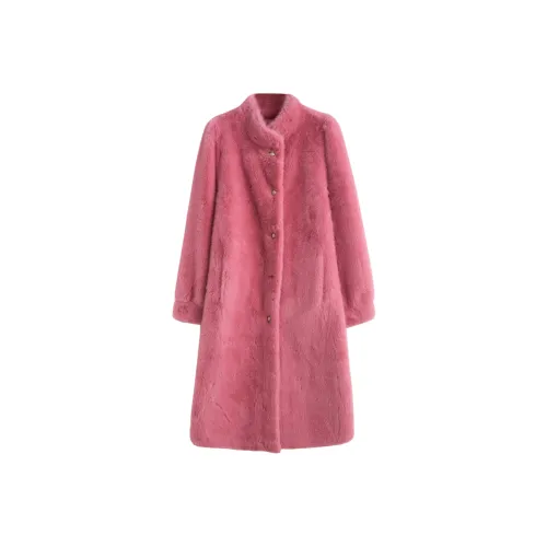 Tonlion Розовый Женские Меховые изделия