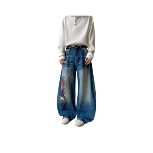 NRXX Blue Men's Jeans NRXX Синий Мужской Джинсы